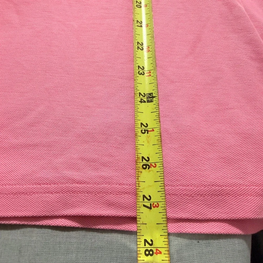 Psycho Bunny Polo Shirt Mens 7 XXL Pink Good Pima Cotton Short Sleeve Logo